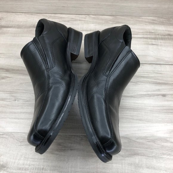 Franco Fortini Loafers Mens 9.5M Keith Black Leather Slip On Shoes main image 10